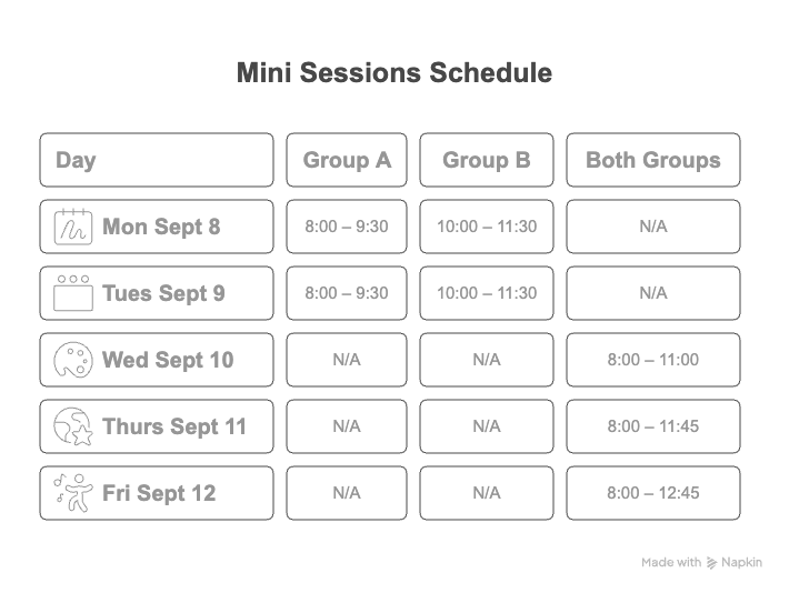 student gradual entry schedule